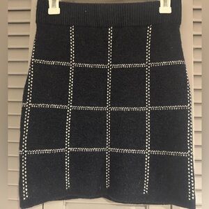 Size small. Sweater material miniskirt